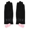 قیمت دستکش زنانه مدل SAT-PAP کد 51428 رنگ مشکی