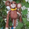 قیمت عروسک بافتنی میمون برای اویز کیف و جا...