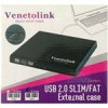 قیمت Box DVD Writer Laptop Slim 12.7mm USB2.0 Venetolink