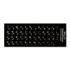 قیمت برچسب حروف فارسی انگلیسی کیبورد طرح Black Matte