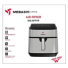 قیمت سرخ کن بدون روغن مباشی مدل ME-AF999