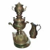 قیمت سرویس سماور ذغالی 5 پارچه برنجی کد 8369