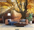قیمت پوستر دیواری طرح جنگل پاییزی DA-2537
