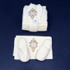 قیمت حوله نیم ست پارادایس گیپور گلدوزی کد 95219