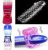 قیمت Tightening and pleasure enhancement package (4 products: condom, vibrator ring and gel)
