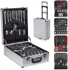 قیمت Durable tools set In Aluminum Tool Trolley Suitcase With Sockets Set