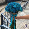 قیمت دسته گل رز آبی 20 شاخه ای هلندی (طبیعی)