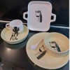 قیمت ست غذاخوری کودک سرامیکی نیل سرام طرح زرافه