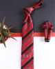 قیمت ست کراوات و دستمال جیب مردانه قرمز طرح...