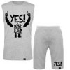 قیمت ست تاپ و شلوارک مردانه 27 طرح YES JUST DO IT کد H38