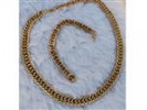 قیمت دستبند و گردنبند زنجیری طلایی مردانه کارتیر