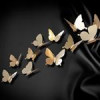 قیمت پروانه سه بعدی سالی وان بسته 40 عددی طرح gold