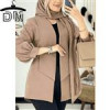 قیمت مانتو کتی کرپ مازراتی زنانه کد deniz034