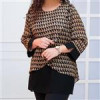 قیمت تونیک چپ و راستی زنانه سرشونه 3 دکمه 262 ASAL