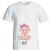 قیمت تی شرت زنانه طرح بارداری Girlکد 3956