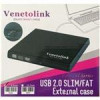 قیمت Box DVD Writer Laptop Slim 9.5mm USB2.0 Venetolink