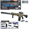 قیمت تفنگ تیر اسفنجی رگباری شارژی مدل نرف M416 Nerf...