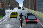 بازی موتورسواری در ترافیک
