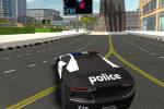 بازی حرکات نمایشی با ماشین پلیس