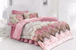 مدل های جدید روتختی صورتی رنگ مناسب تخت خواب های دونفره