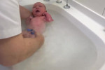 فیلم آموزش حمام کردن نوزاد