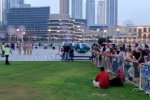 ویدیو شلیک توپ افطار در مقابل برج خلیفه دبی