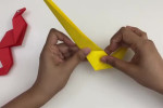 آموزش درست کردن کاردستی مار با کاغذ رنگی