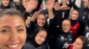 شادی تیم ملی والیبال زنان ایران برای صعود به دیدار نهایی