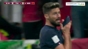خلاصه بازی بین فرانسه ۲ - ۰ مراکش با گزارش انگلیسی