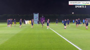 فیلم آماده سازی مسی و سایر بازیکنان آرژانتین برای بازی فینال مقابل فرانسه