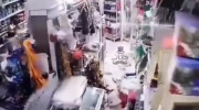 فیلم لحظه‌ی وقوع زلزله شدید خوی از نگاه دوربین مدار بسته