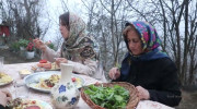 کلیپ تماشایی زندگی روستایی در ایران و کباب لا پلو با طعم پسته
