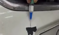 ترفند قلم گیری رنگ خودرو با سرنگ