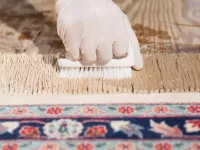 آموزش شستن ریشه فرش در منزل با مواد طبیعی