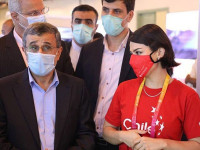 تصاویر حاشیه ساز از احمدی نژاد در دوبی