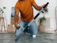 چگونه ام دی اف روکش دار را با اسپری رنگ کنیم؟