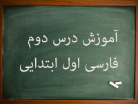 آموزش کامل درس دوم فارسی اول ابتدایی ابر باد