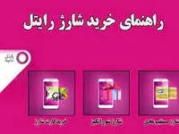 کد دستوری رایتل برای خرید شارژ سیم کارت های اعتباری