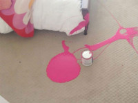 روش های جادویی برای پاک کردن لکه رنگ از روی فرش