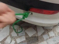 آموزش بستن طناب برای بکسل کردن خودرو