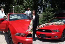 خودروی های فورد موستانگ در جشن ازدواج دانشجویی دانشگاه افسری امام علی !