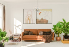 دکوراسیون داخلی منزل به سبک بوهر با ترکیب رنگی خیره کننده و شیک