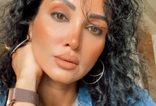 رنگ موی جادوگری بازیگر ایرانی پس از کشف حجاب!