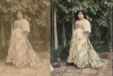 تصاویر لو رفته از مهمانی مجلل زنان قاجار با لباس های غیر قابل تصور !!!