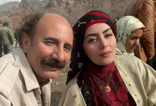 چهره واقعی ادریس ”نون خ” با استایلی شیک و امروزی کنار دختر معروفش !!