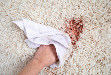 پاک کردن و چربی زدایی لکه روغن از روی فرش فقط در چند دقیقه