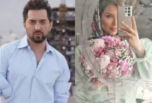 سفره هفت سین شیک و خاص همسر بهرام رادان در اولین سال زندگی شان!