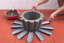 تکنیک های جالب برای ساختن گلدان با سیمان در خانه !