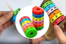 نخر خودت درستش کن/ کاردستی جالب برای آموزش ریاضی به کودکان!