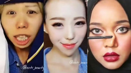 کلیپ باور نکردنی قبل و بعد آرایش بهترین میکاپیست‌های آسیایی